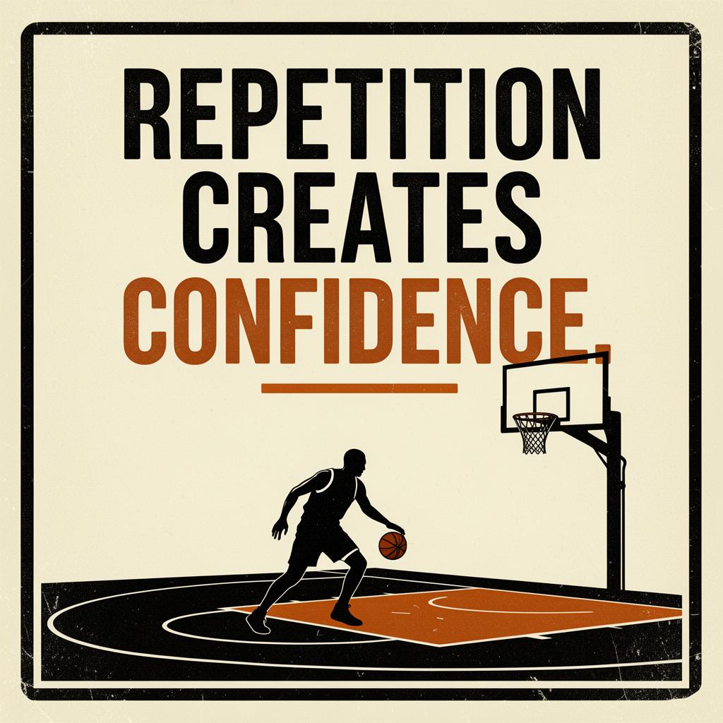Repetition Creates Confidence poster