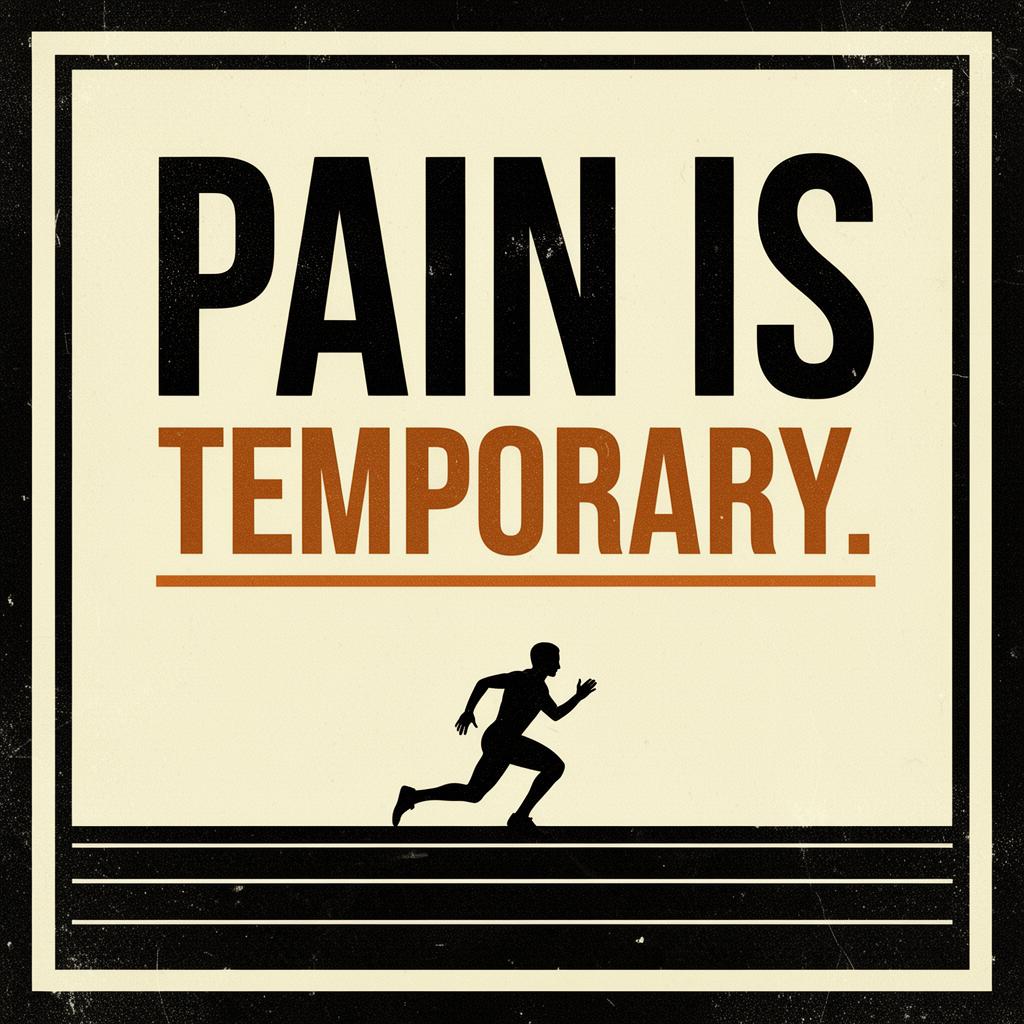 Pain Is Temporary poster